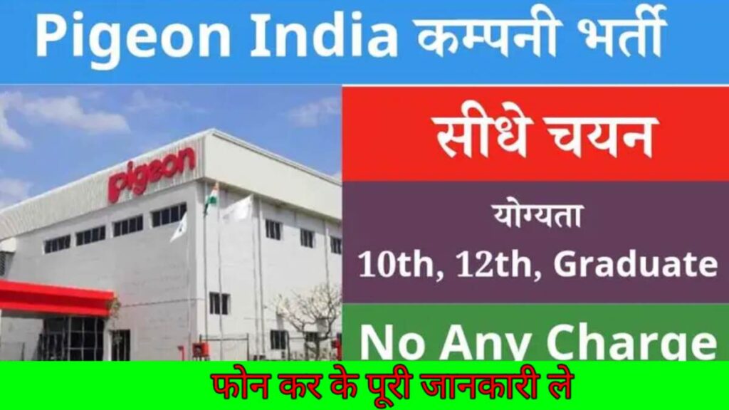 Pigeon India Pvt Campus Placement 2024