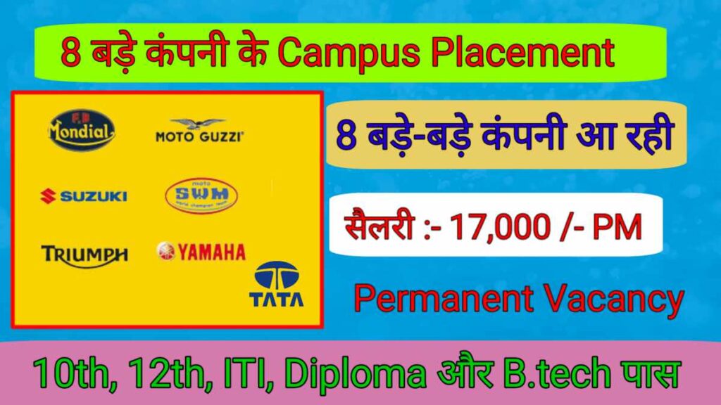 8 Bade Company Campus Placement 2024