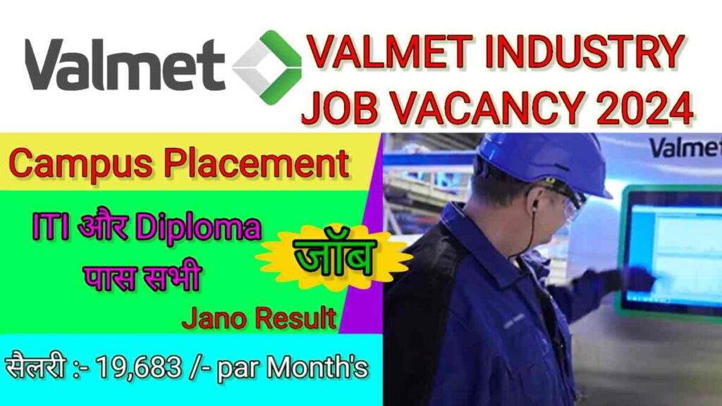 Valmet Industry Job Campus Placement 2024