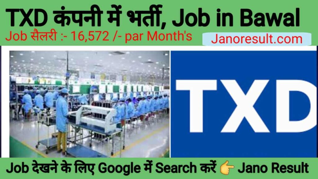 TXD India Company Campus Placement 2024