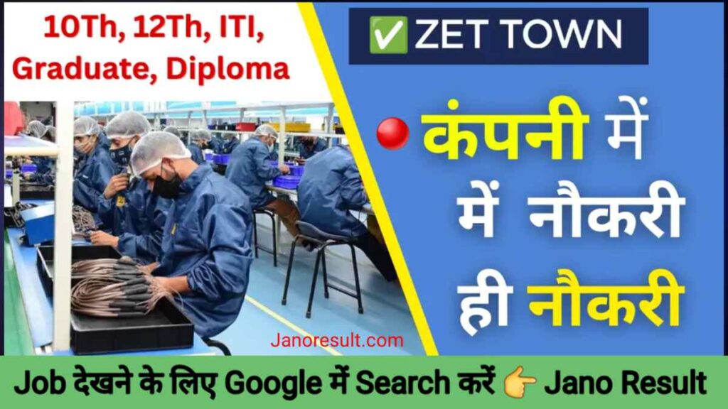 Zet Town Job Campus Placement 2024