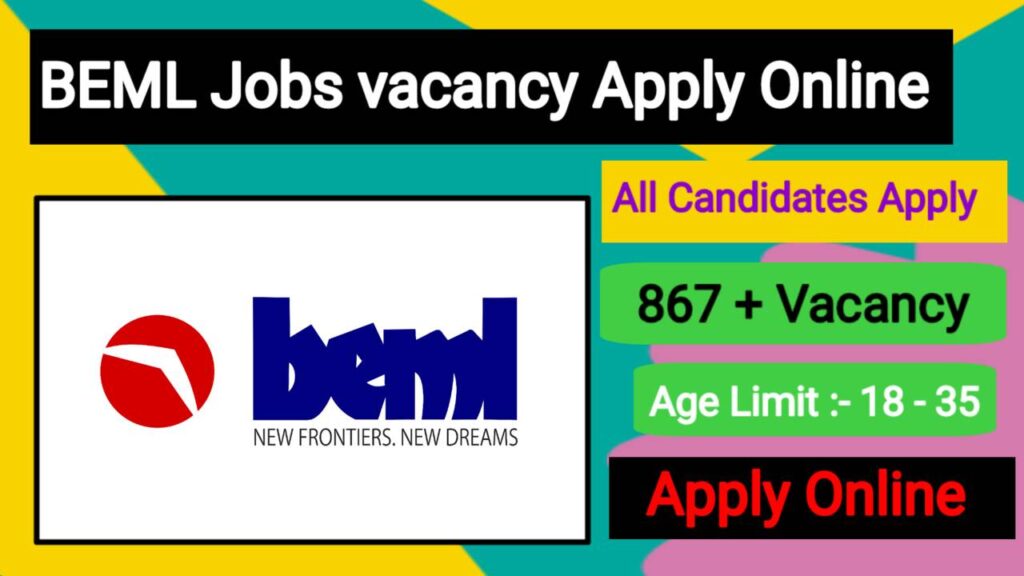 BEML Job Vacancies Apply Online 2024