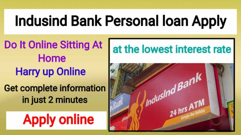 Indusind Bank Personal Loan Apply Online 2024