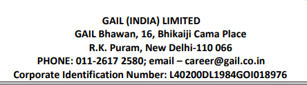 GAIL India Limited Job Vacancy 2024