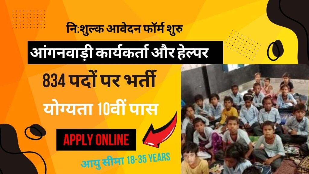 Anganwadi Worker Job Recruitment 2024